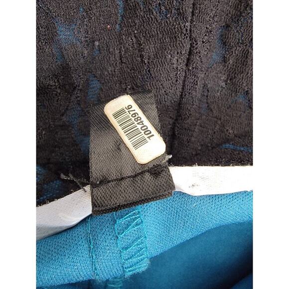 VTG City Triangles Dress Large Black Lace Bow Spaghetti Straps Y2K Fairy Grunge - Picture 8 of 9